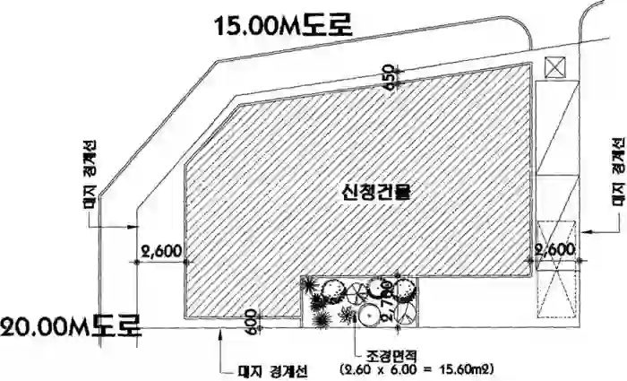 교문동 735-4 배치도 이미지